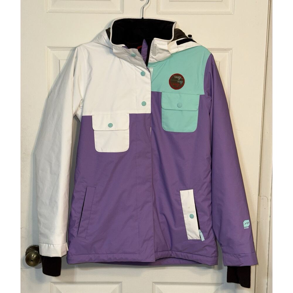 Orage Ski/Snowboard/Snow Jacket Girl's Hooded Insulated Youth Size 16 (XXL)